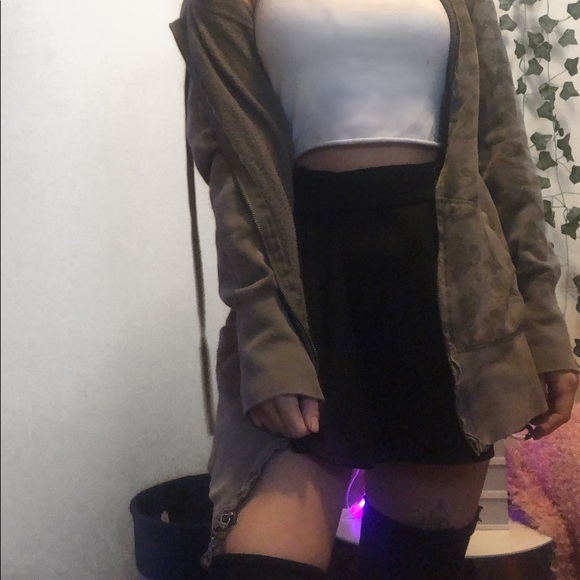 Y2K Vintage Oversized Brown Sweater Hoodie - Picture 3 of 4